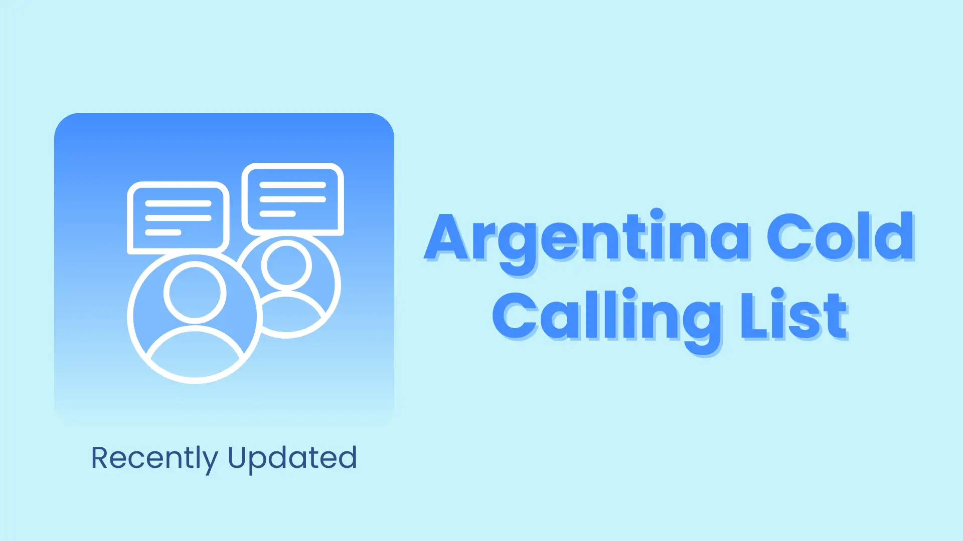 Argentina cold calling list