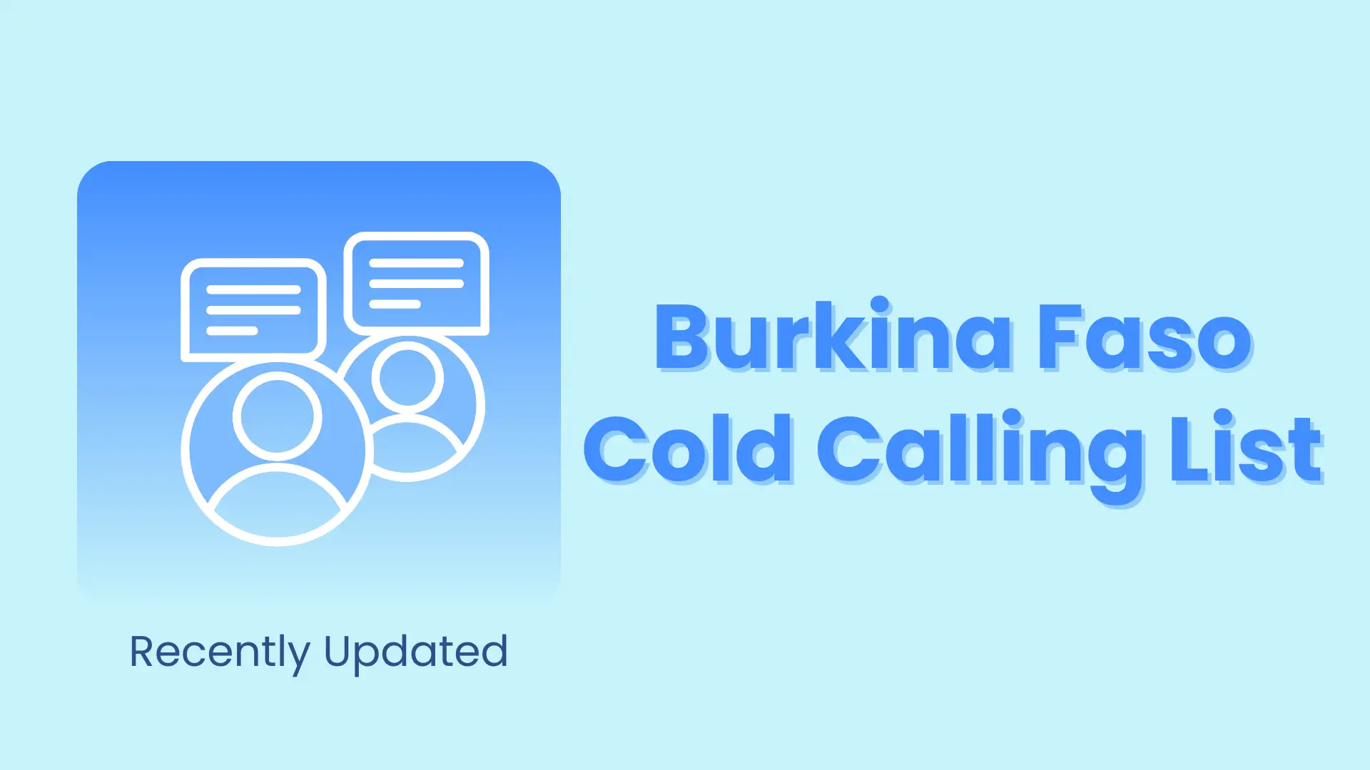 Burkina Faso cold calling list