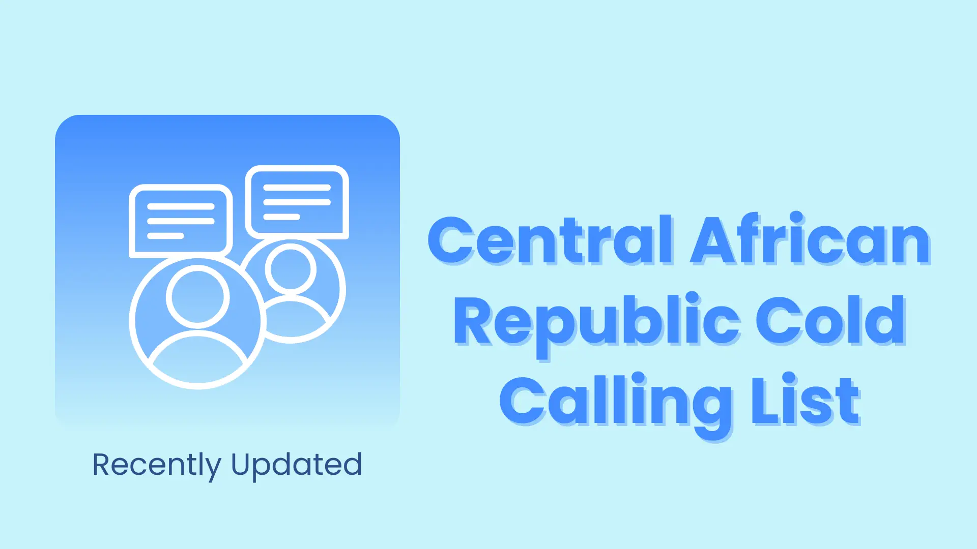 Central African Republic cold calling list