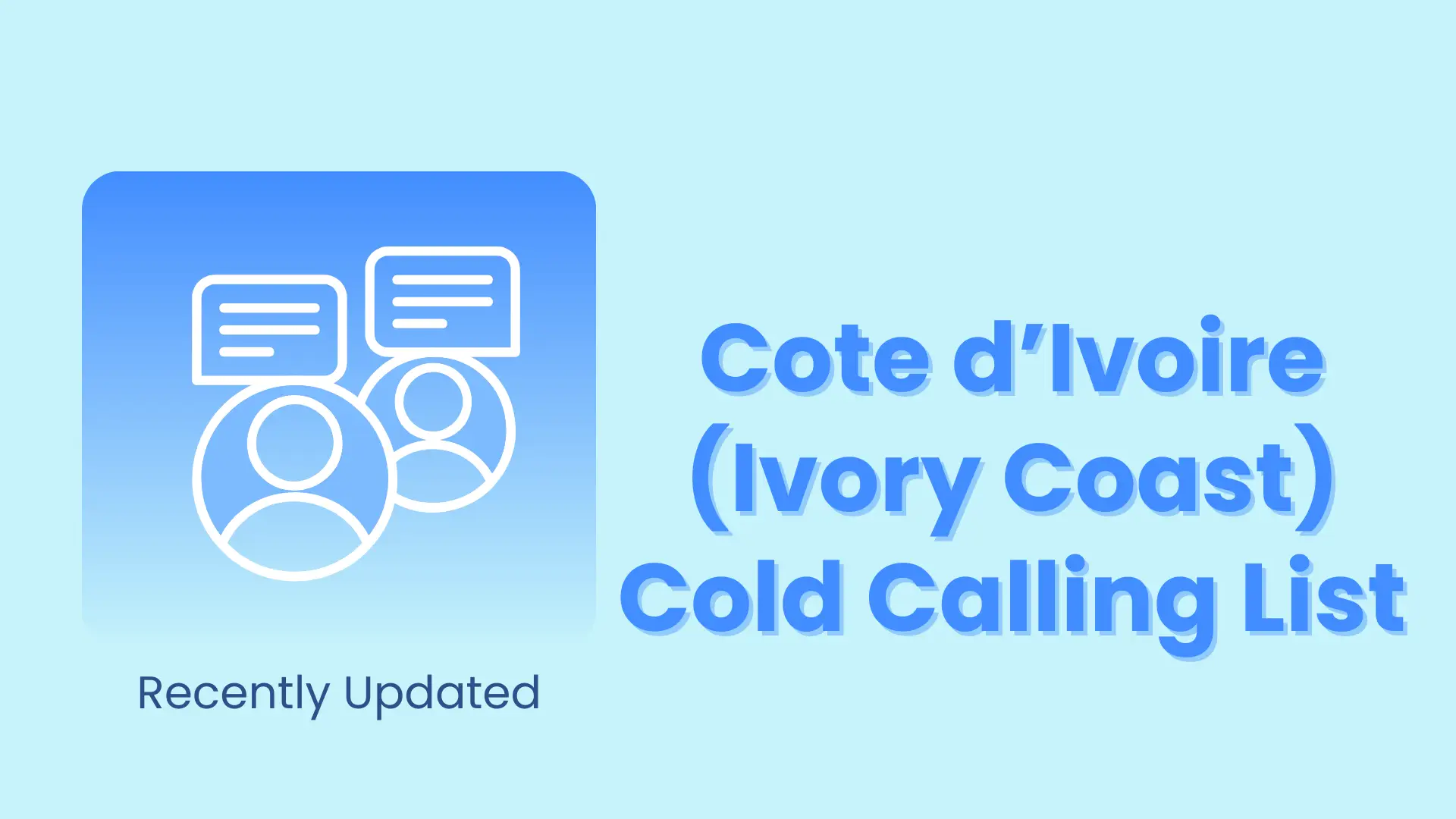 Cote d’Ivoire (Ivory Coast) cold calling list