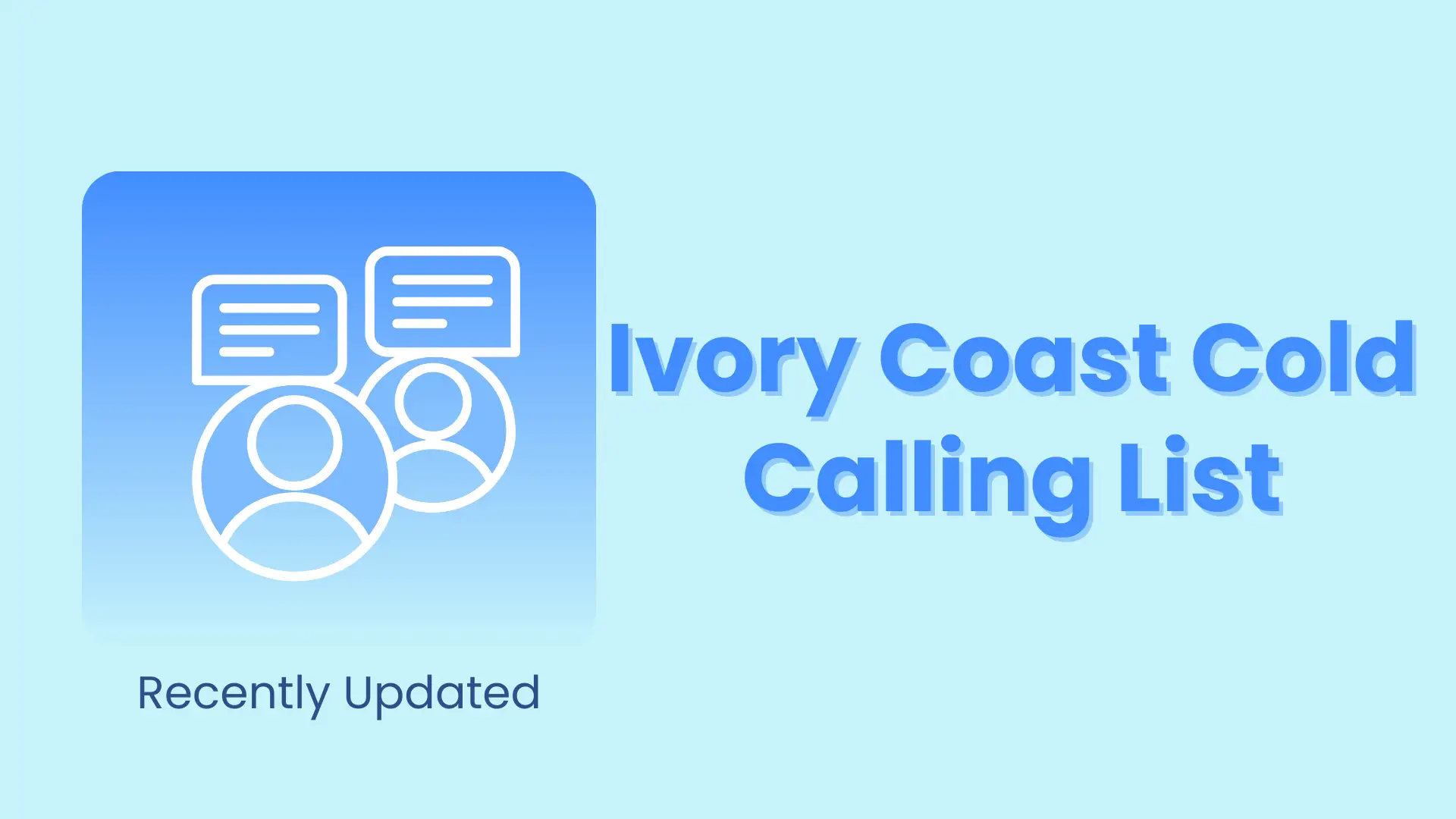 Ivory Coast cold calling list