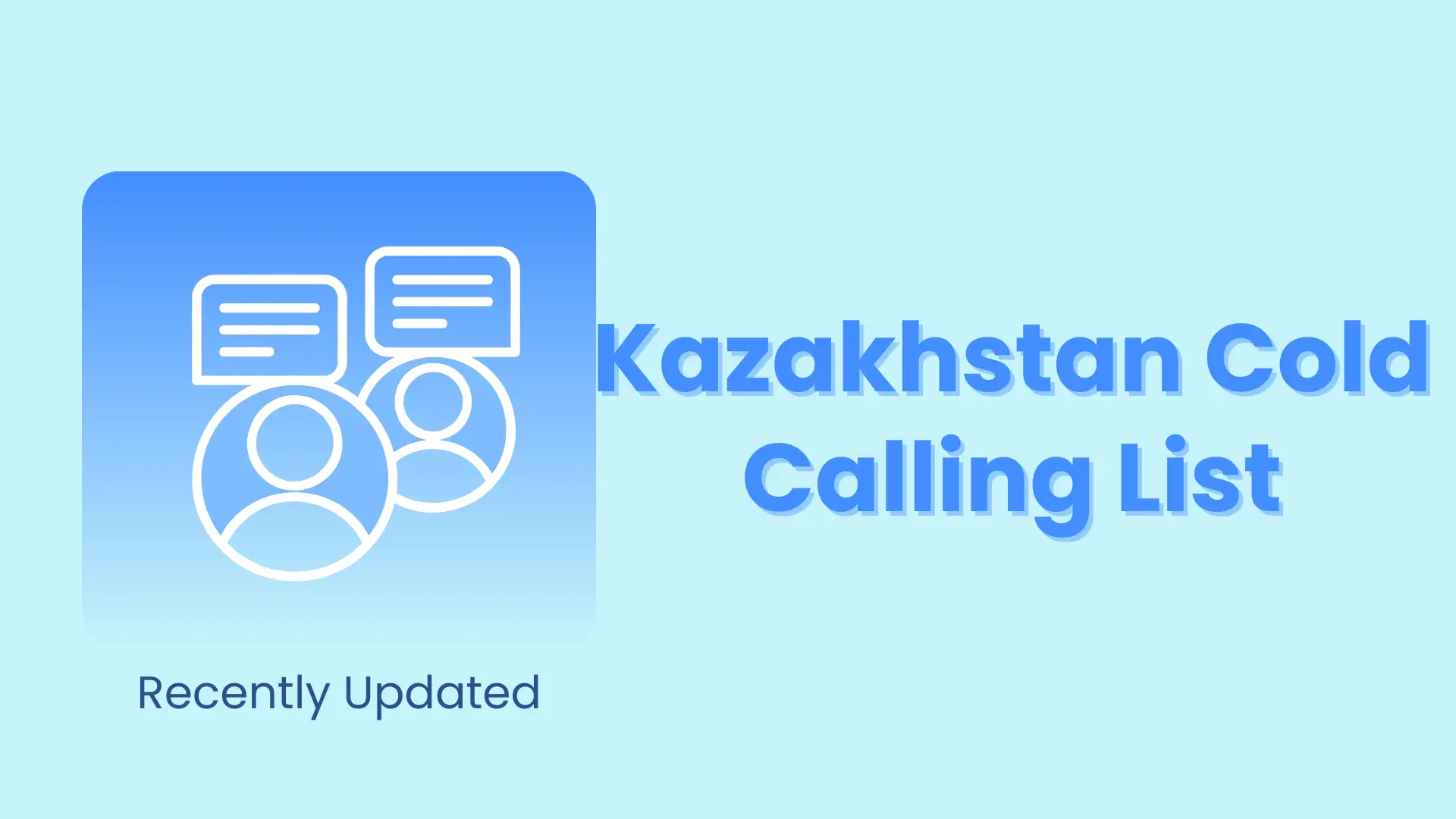 Kazakhstan cold calling list