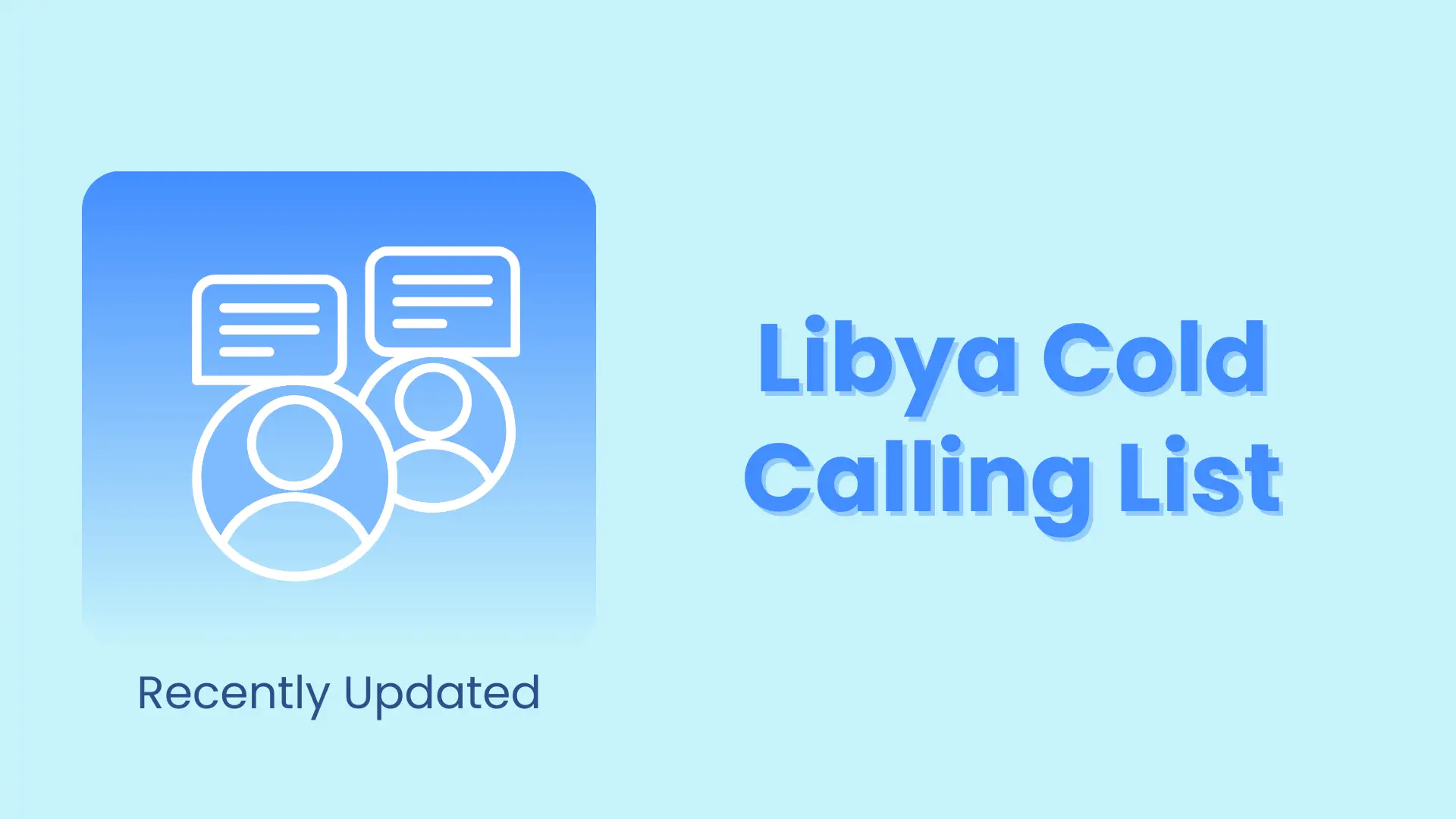 Libya cold calling list