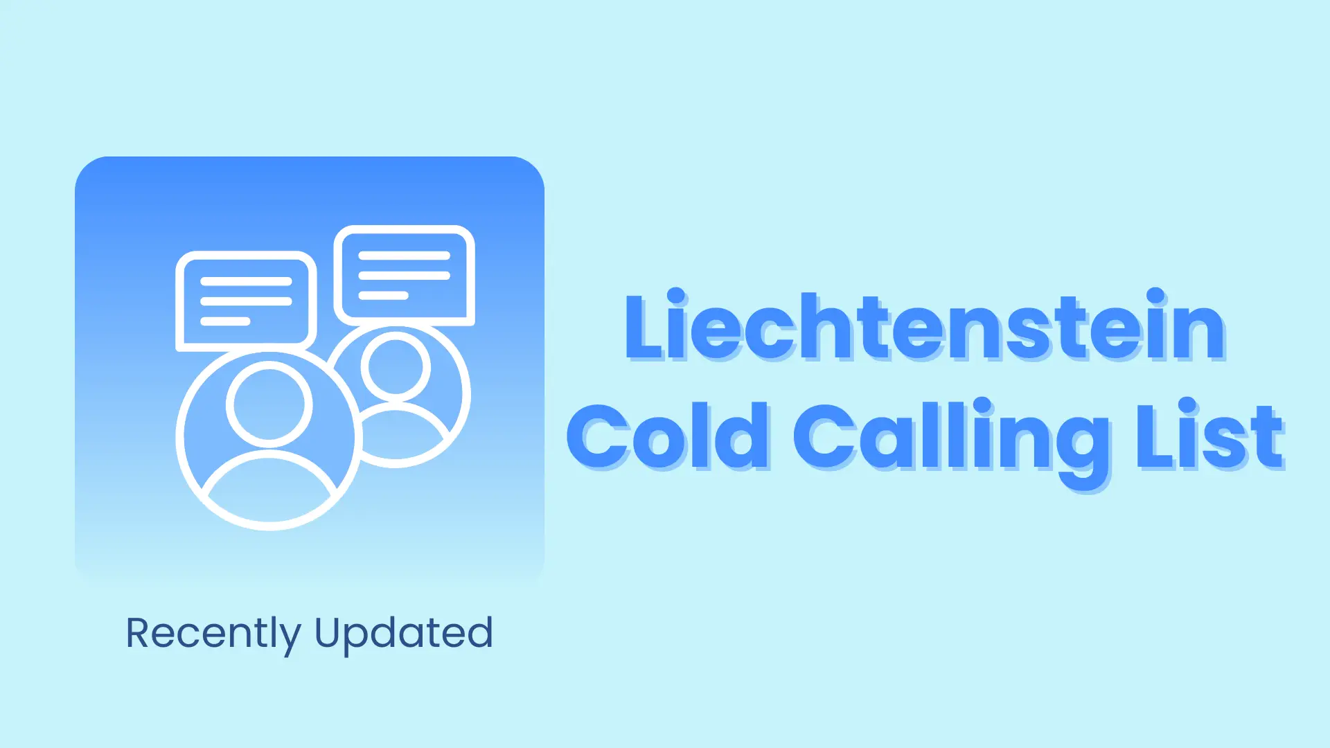 Liechtenstein cold calling list