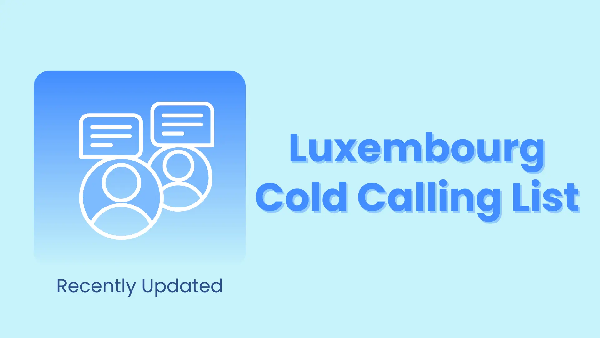 Luxembourg cold calling list