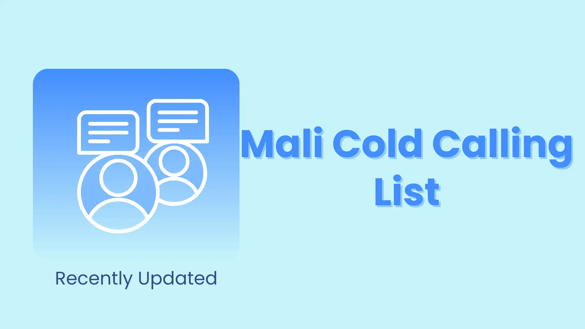 Mali cold calling list