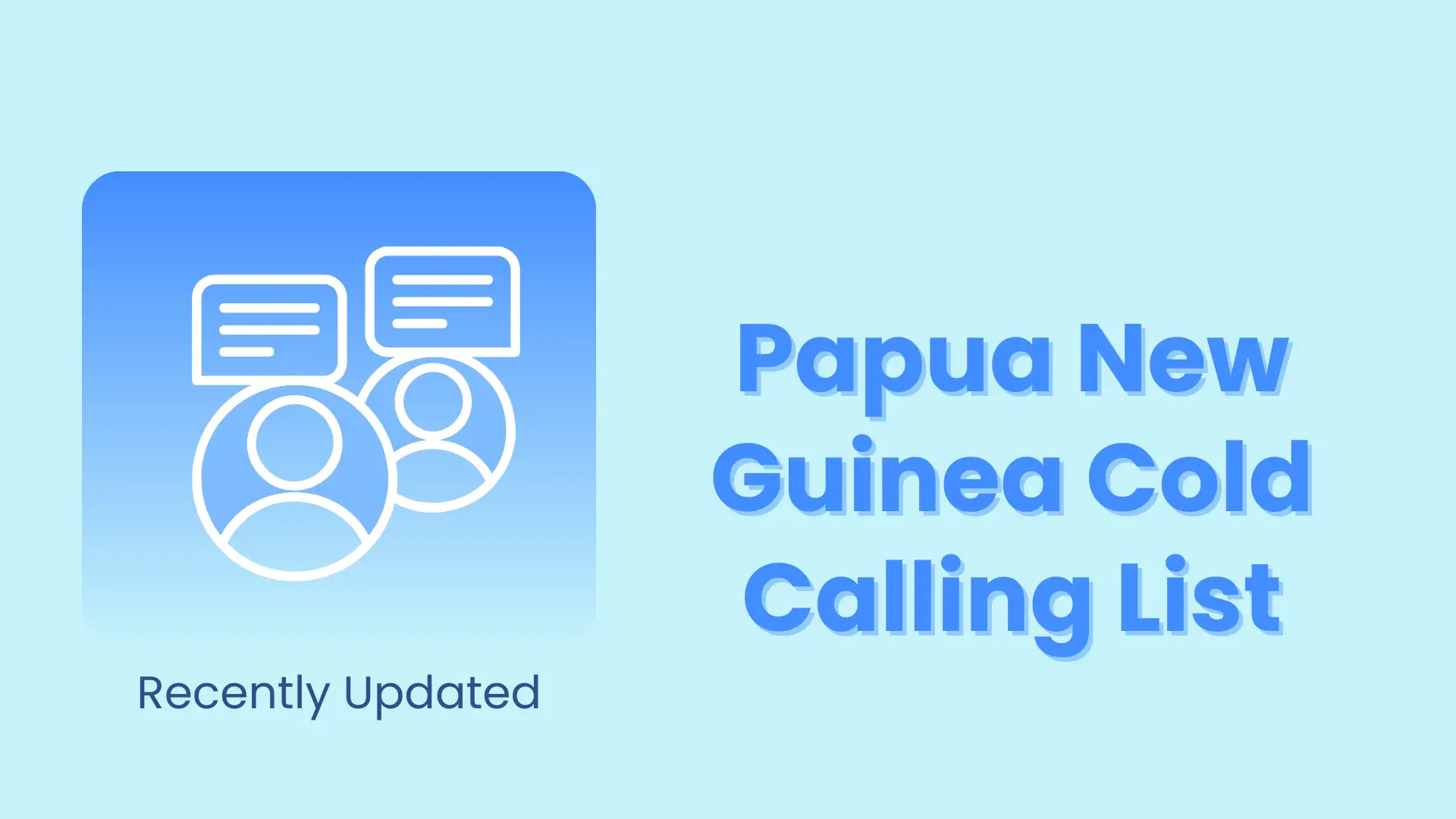 Papua New Guinea Cold Calling List
