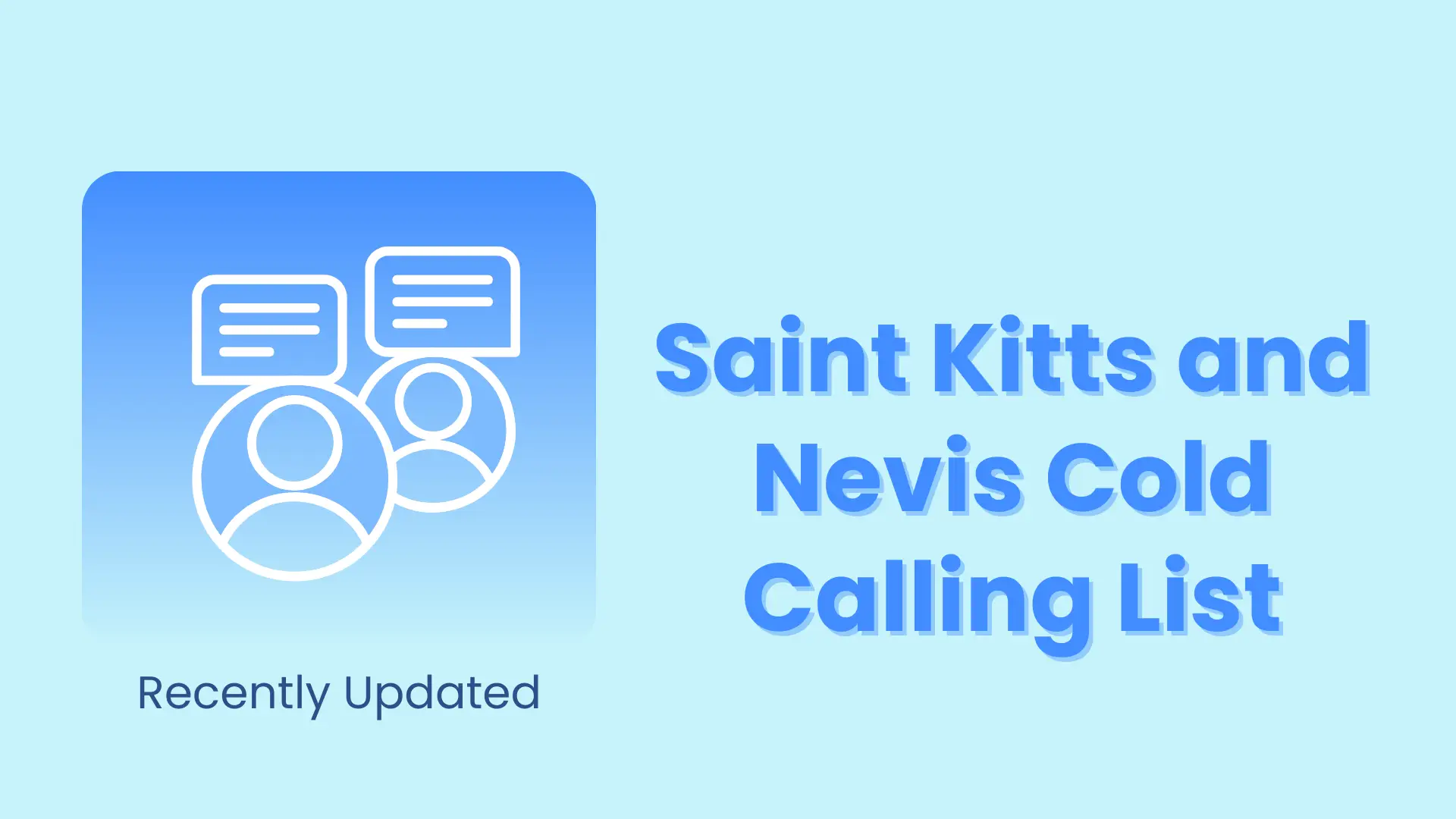 Saint Kitts and Nevis Cold Calling List