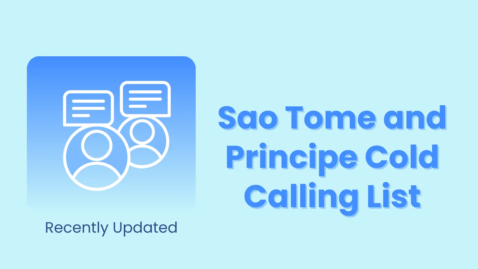 Sao Tome and Principe Cold Calling List