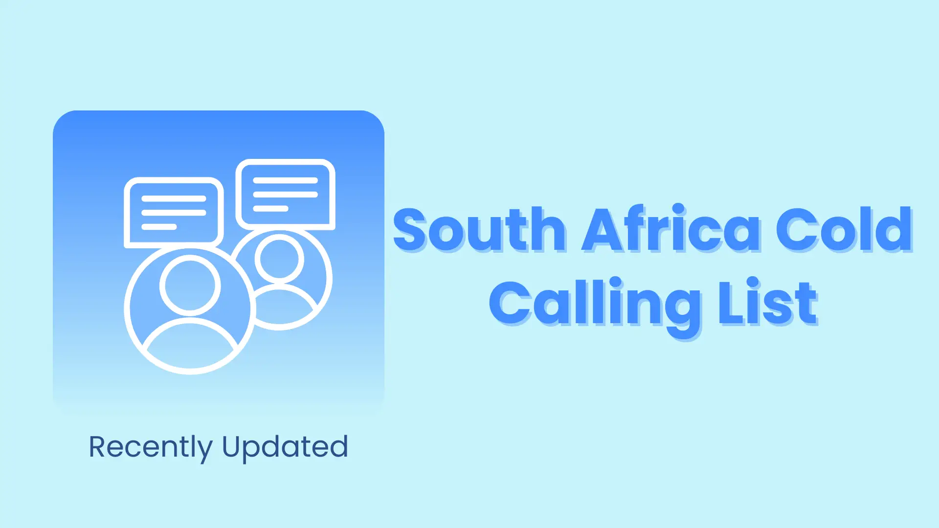 South Africa cold calling list