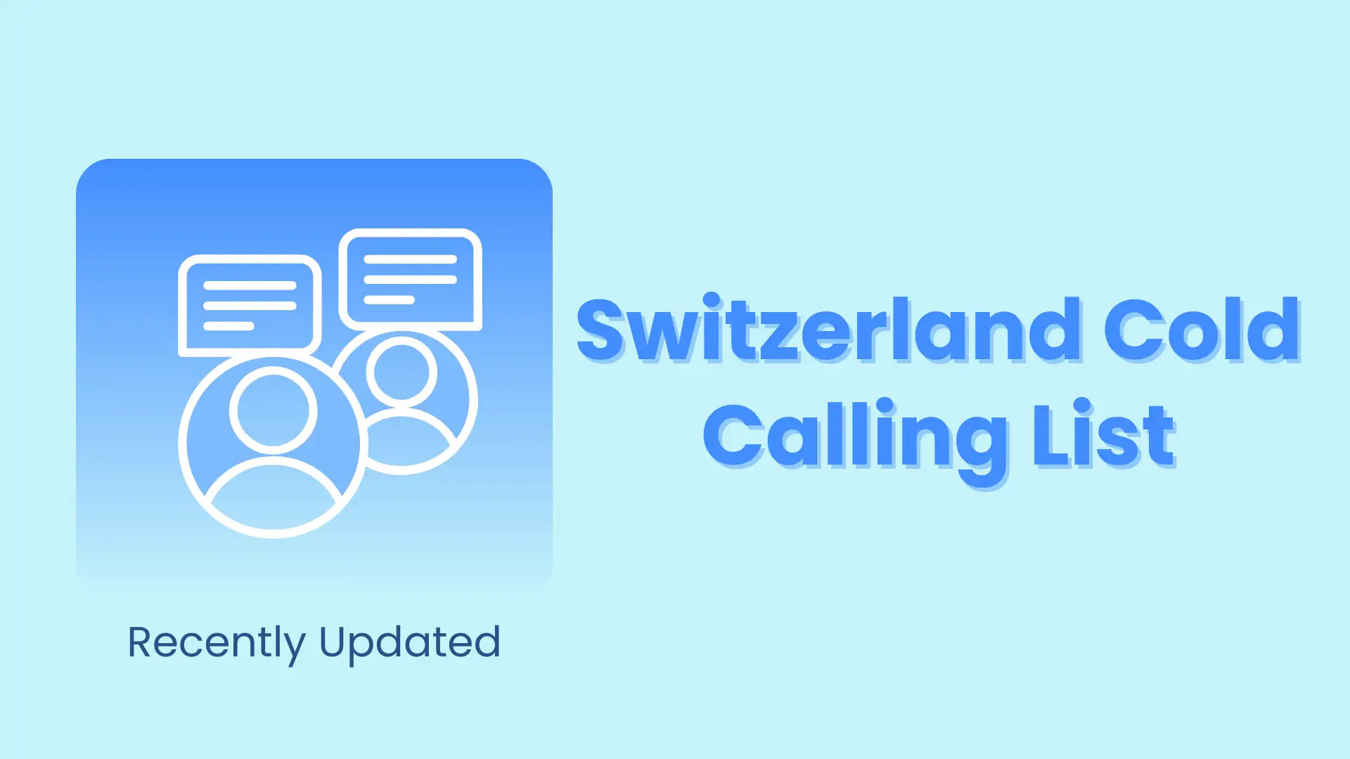 Switzerland Cold Calling List