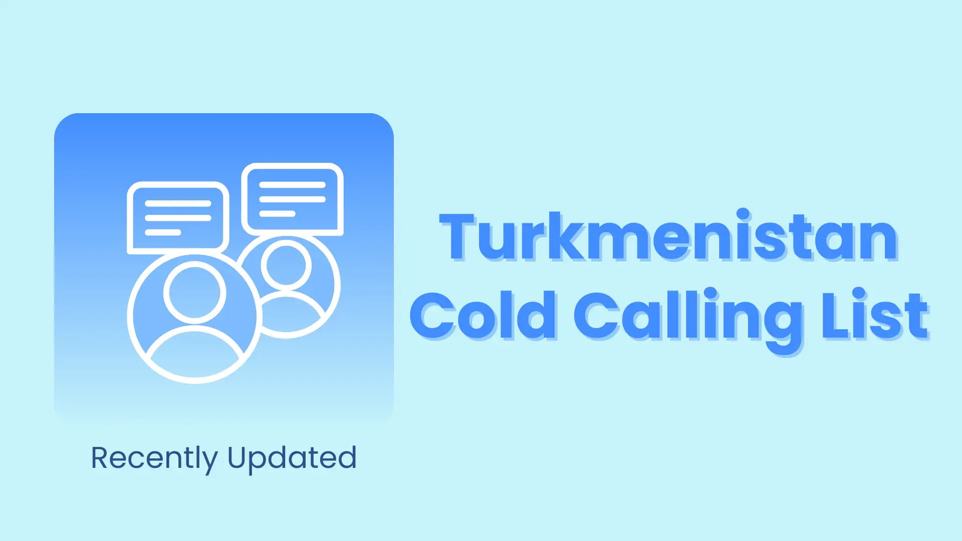 Turkmenistan cold calling list