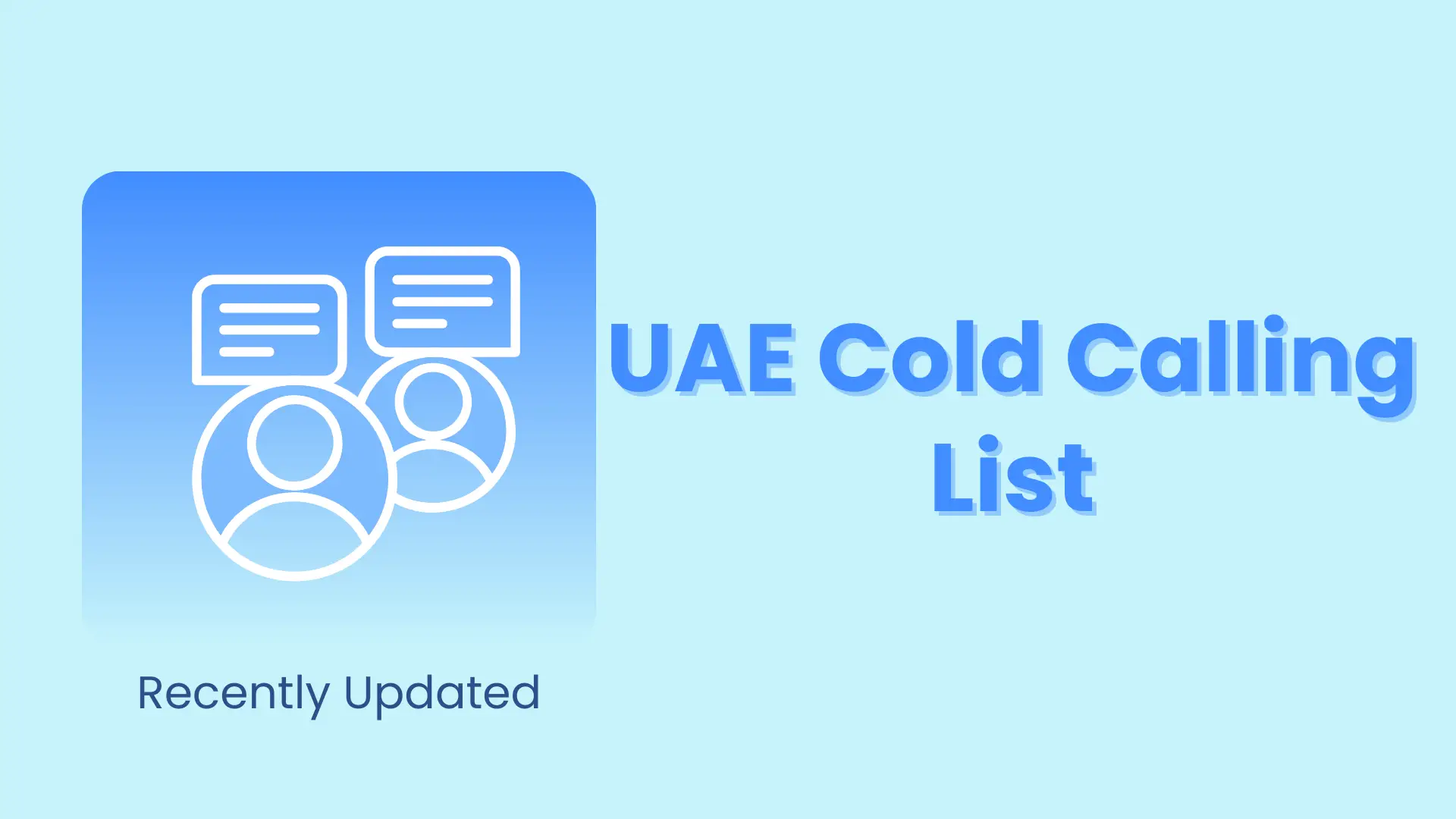 UAE cold calling list