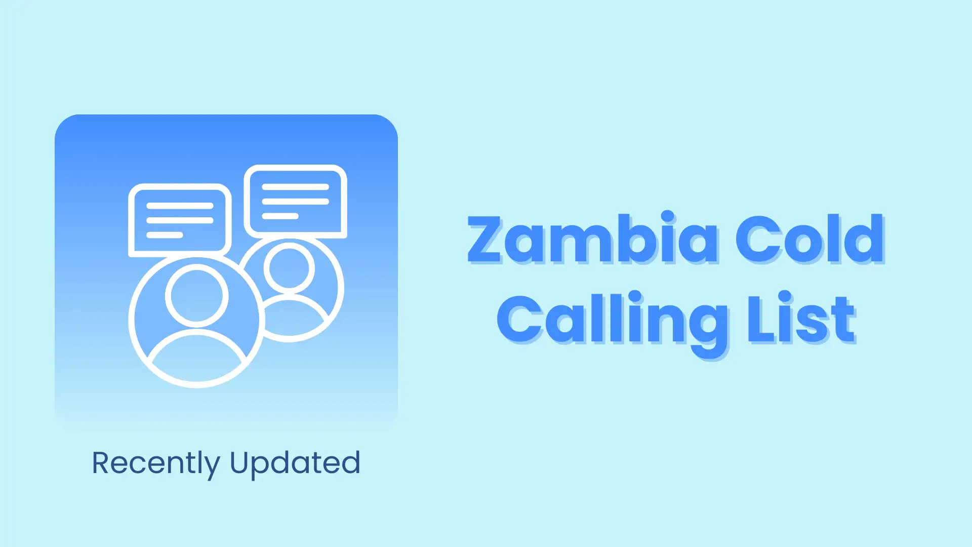 Zambia cold calling list